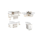 Modern White Bathroom Accessory Set Bathroom Shelf Paper Holder Bathroom Accessory Kit