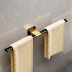 Contemporary Aluminum Bathroom Accessories Set Towel Rail Bathroom Accessories