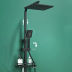 Modern adjustable water flow shower faucet shower hose shower system on the wall