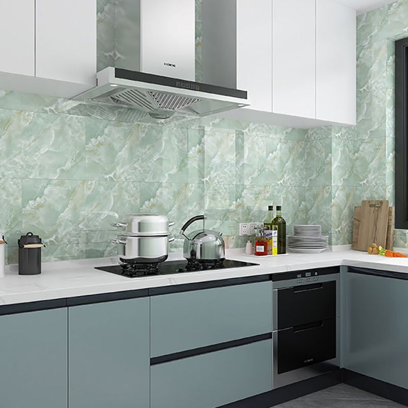Modern Peel and Stick Tiles Rectangular Peel and Stick Back Wall Pack of 10