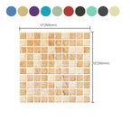 Peel and Stick Mosaic Tile Waterproof Square Peel and Stick Tile for the Kitchen 20-Pack