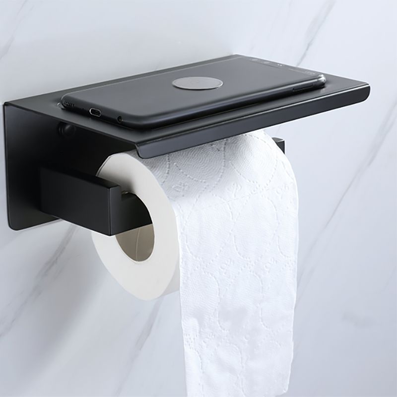 Modern Bathroom Hardware Set Bathroom Shelf Towel Bar Black Bathroom Hardware Set
