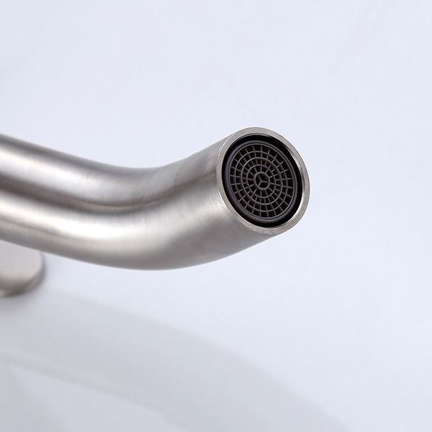Modern Vessel Faucet Stainless Steel Low Arc Sink Faucet