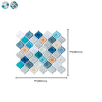 Plastic Peel & Stick Mosaic Tiles Waterproof Mosaic Tiles Wallpaper