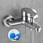 Contemporary Bathtub Filling Trim 304 Stainless Steel Wall Mounted Bathtub Faucet