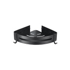 Modern Classic Bathroom Hardware Set Matte Black Bathrobe/Towel Bar & Bathroom Shelf