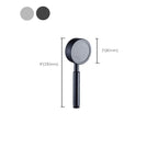 Modern Stainless Steel Hand Shower Standard Spray Pattern Wall Mount Hand Shower