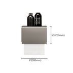 Modern Gray Bathroom Set Paper Holder Bathroom Shelf Bathroom Hardware Set