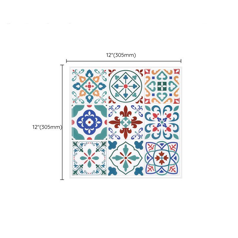 Mosaic tiles for peeling and sticking Modern style wallpaper with square shape