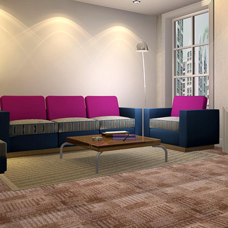 Living Spaces Square Vinyl Flooring Peel and Stick Fabric Look PVC Floor Covering
