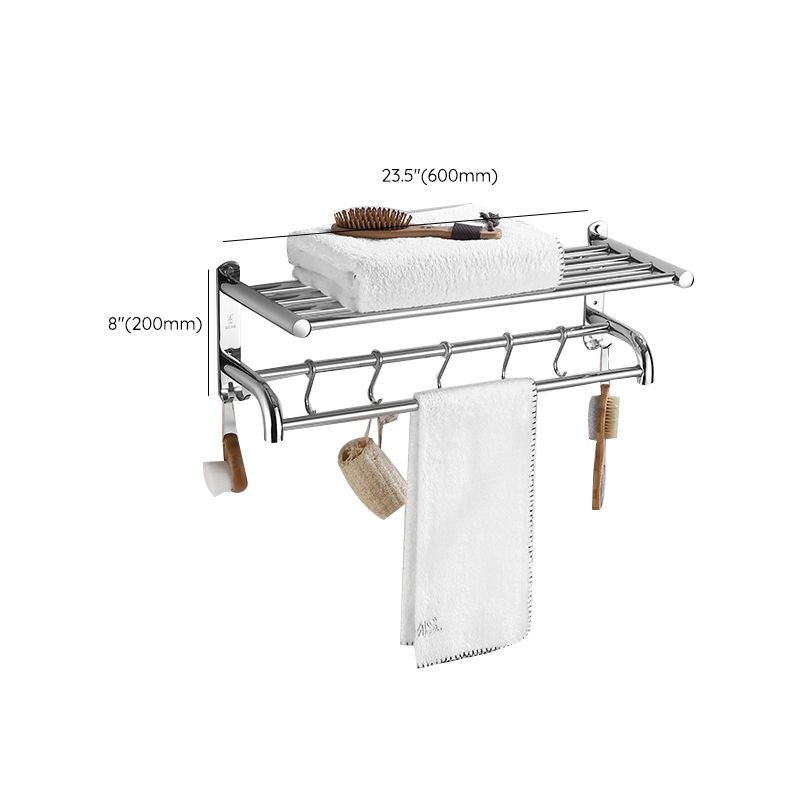 Modern Bathroom Set with Bathroom Shelf/Towel Bar Polished Chrome Bathroom Accessory Set