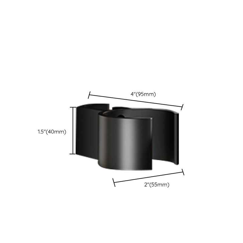 Contemporary stainless steel bathroom accessories as a single piece or in a set in black and gold