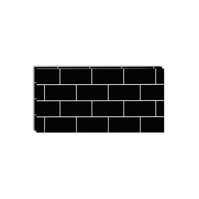 Single Tile Wallpaper Peel and Stick Wall Tile with Rectangular Shape