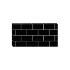 Single Tile Wallpaper Peel and Stick Wall Tile with Rectangular Shape