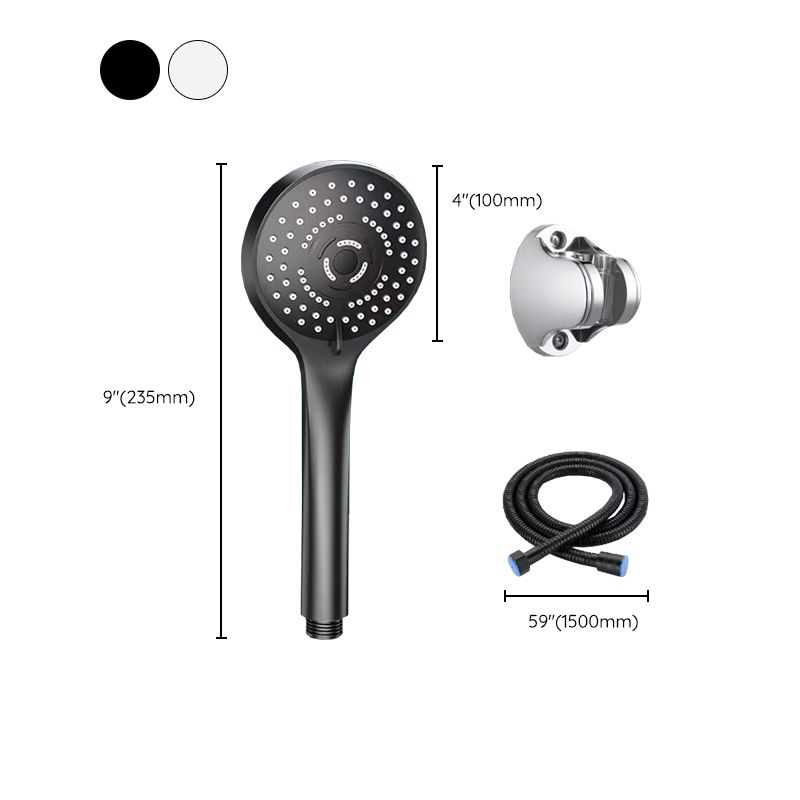 Plastic Handheld Showerhead Bathroom Showerhead with Adjustable Water Flow