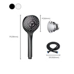 Plastic Handheld Showerhead Bathroom Showerhead with Adjustable Water Flow