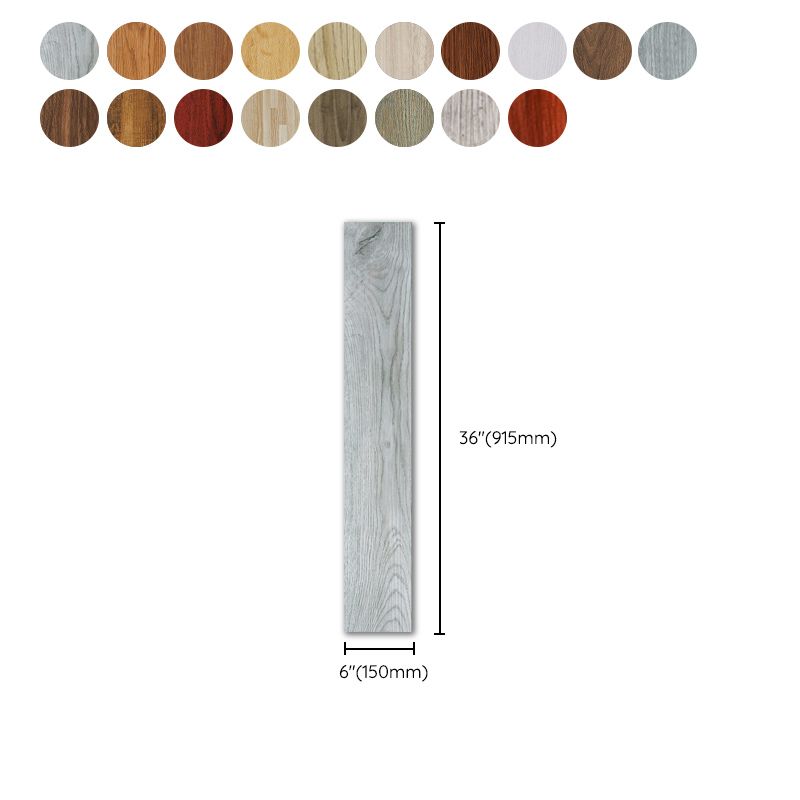 6" X 36" Vinyl Floor Peel and Stick Waterproof Scratch Resistant