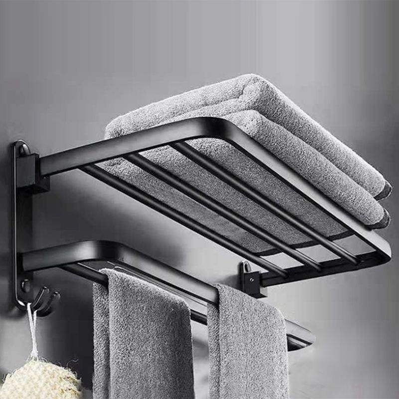 Modern Bathroom Accessory Set Black Soap Dish Bath Shelf Bathroom Set