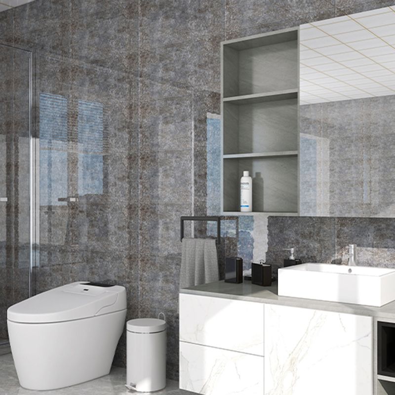 Single Tile Peel and Stick Back Splash Modern Style Bathroom Peel and Stick Back Splash