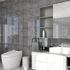 Single Tile Peel and Stick Back Splash Modern Style Bathroom Peel and Stick Back Splash