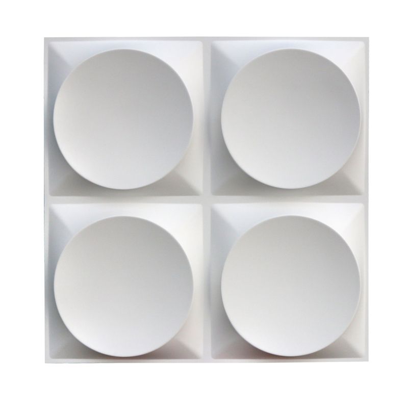 Modern Style PVC Wall Panel Living Room Peel and Stick Wall Covering 3D Wall Covering