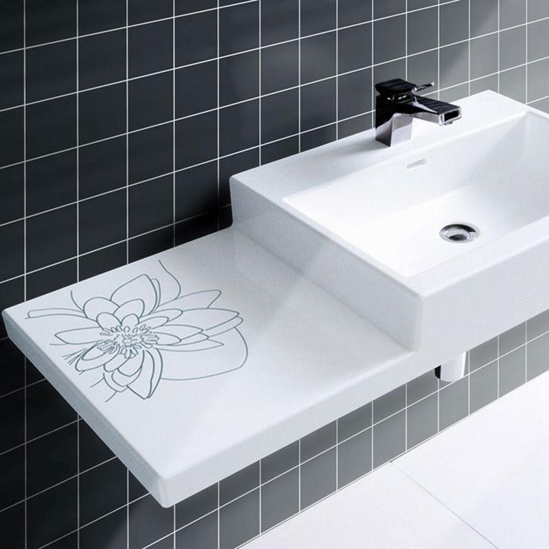 Modern Peel-and-Stick Tiles Single Tile Peel-and-Stick Backing