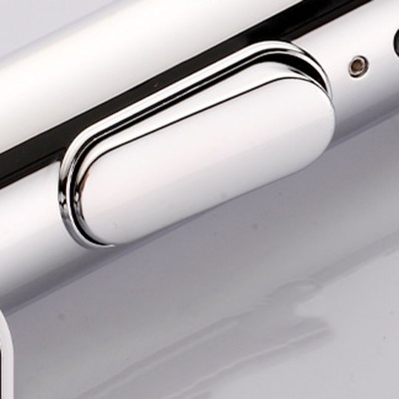 Round contemporary bathroom faucet with lever handle and single hole installation