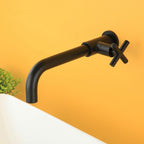 Wall-mounted faucet single lever mixer basin faucet for the bathroom