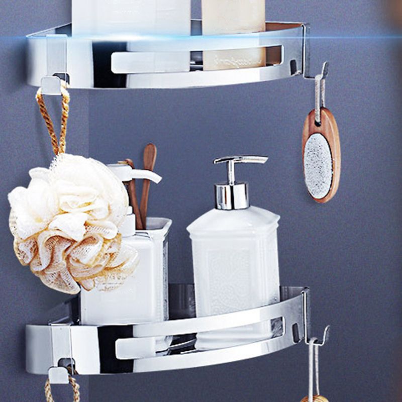 Modern Bathroom Hardware Set Silver Bathroom Shelf Bathroom Hardware Set