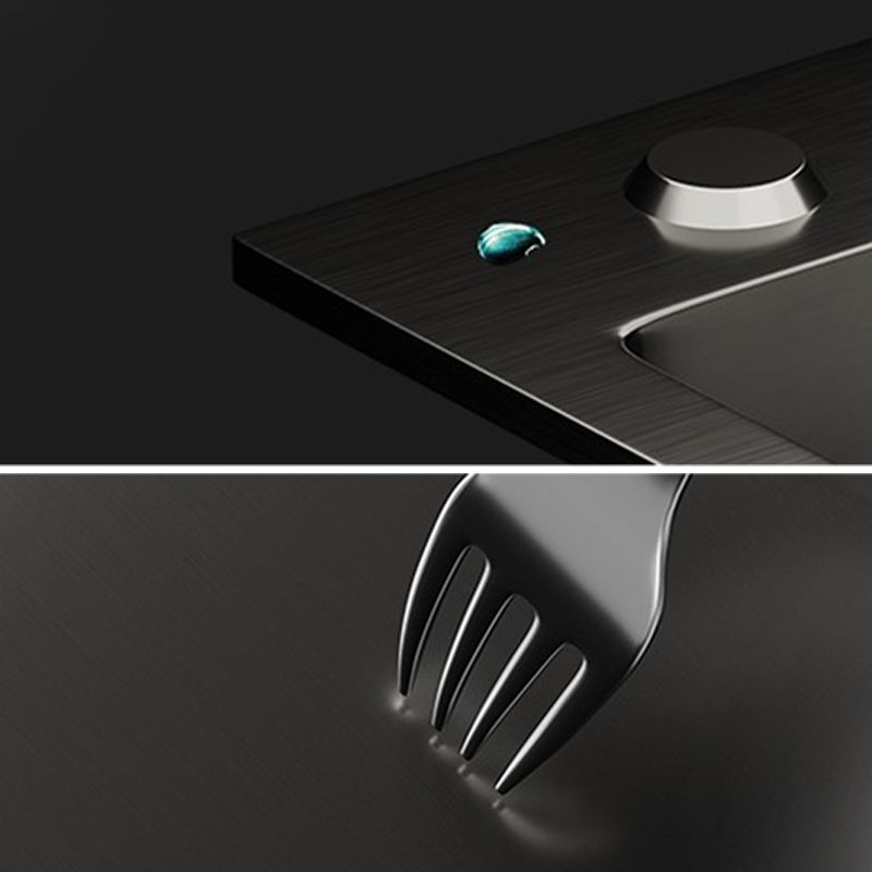 Contemporary Sink Set Stainless Steel Friction Resistant Sink Set for the Kitchen