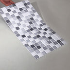 Tile Stripping & Gluing Square Mosaic PVC Stain Resistant Stripping and Gluing Plates for Shower 5 Pack