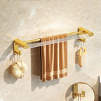 Modern Bathroom Hardware Set Towel Rack Bathroom Shelf Gray/Gold Bathroom Hardware Set