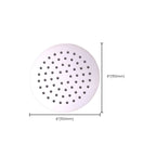 Metal Fixed Shower Head Modern Bathroom Ceiling Mount Shower Head