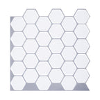 Hexagon Wall Tile Fat Resistant Steel and Kitchen Paper Wallpaper