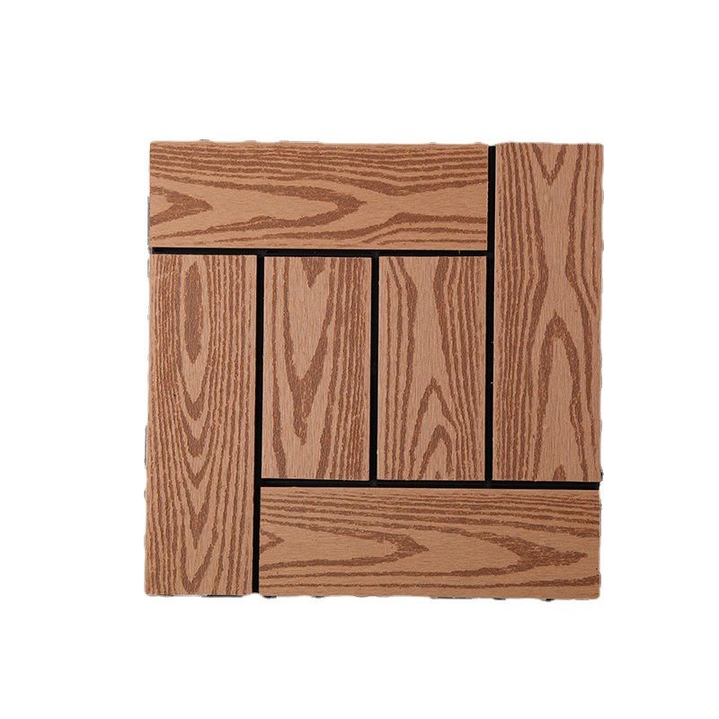 Rectangular constructed tiles water-resistant parquet flooring for balcony