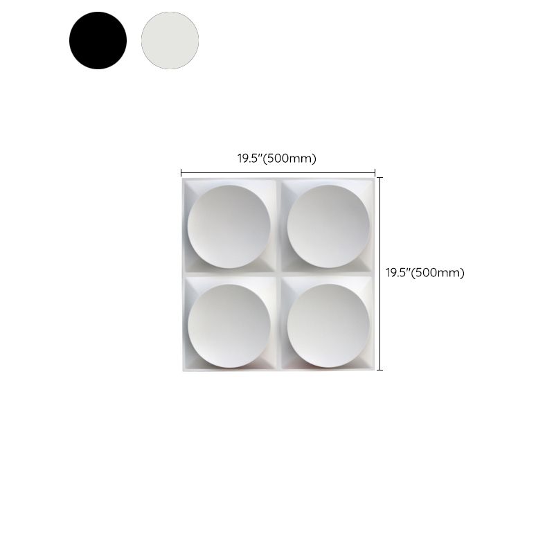 Modern Style PVC Wall Panel Living Room Peel and Stick Wall Covering 3D Wall Covering