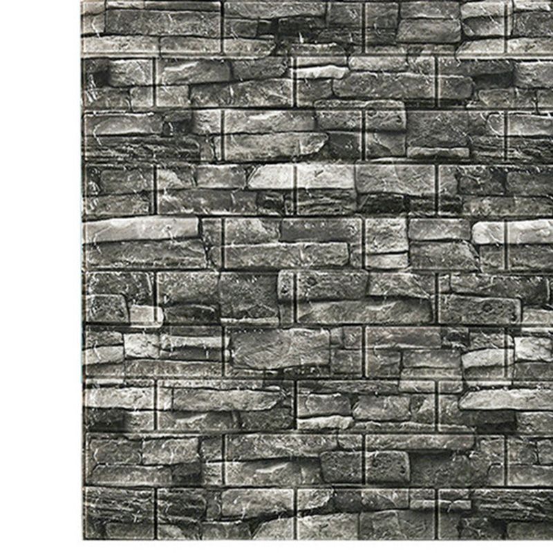 Country House Wall Shelf 3D Brick Living Room Wall Panel Set of 2