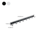 Modern Bathroom Accessory Set Silver/Black Bathroom Accessory Kit