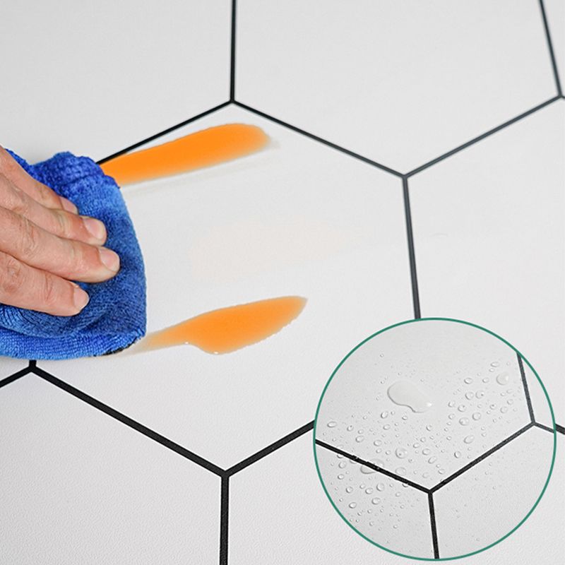 Modern Backsplash Tile Smooth Peel-and-Stick Wall Tile for the Kitchen