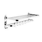 Modern Bathroom Accessory Set Silver Metal Bathroom Accessory