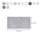 Rectangular Mold Resistant Tile PVC Singular Peel & Stick Tile for the Kitchen
