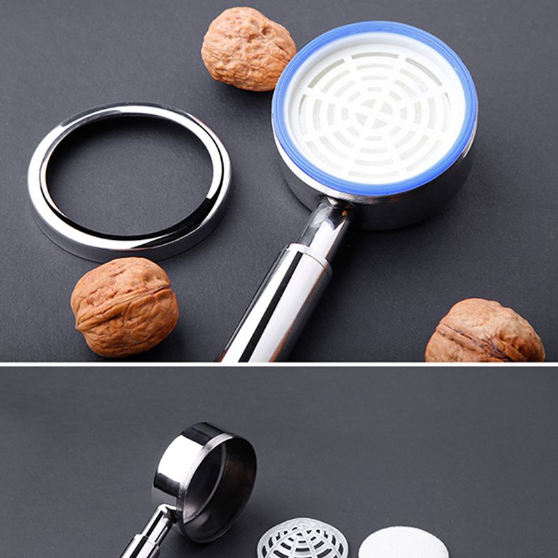 Modern Stainless Steel Hand Shower Water Filtration Round Shower Head