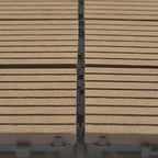 Wire brushed wooden floor tiles Click-Lock engineered wood for patio garden