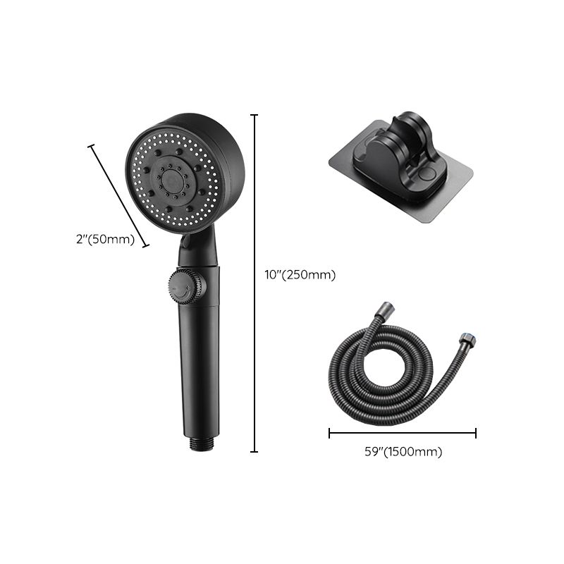 Modern Shower Head Plastic Wall Mounted Shower Head with Adjustable Spray Pattern
