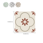 Square Peel and Stick Back Wall Plastic Single Tile Wallpaper with Non-Slip Surface