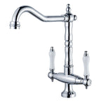 Traditional Kitchen Bar Faucet Double Handle High Arc No Sensor Bar Faucet