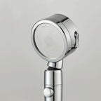 Contemporary 3 Jet Shower Head Adjustable Spray Pattern Rotatable Handheld Shower