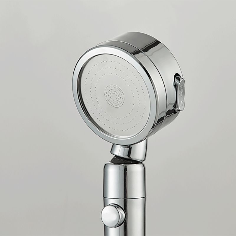 Contemporary 3 Jet Shower Head Adjustable Spray Pattern Rotatable Handheld Shower