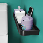 Modern Metal Bathroom Accessory Set Drill and Screw Mount Bathroom Accessory Set