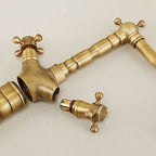 Glam Centerset Faucet Single Hole Sink Faucet with 2 Handles